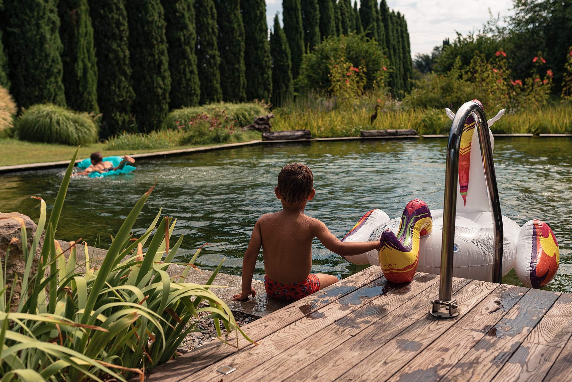 Gioco e natura nel biolago naturale