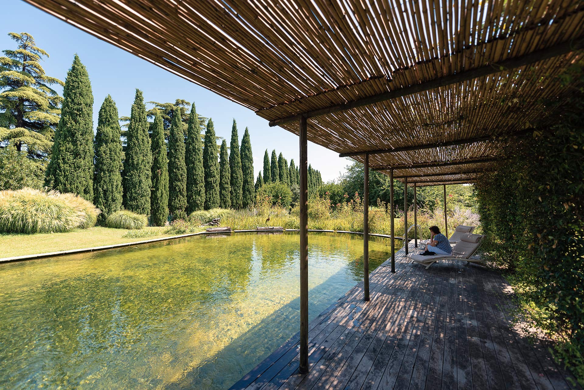 Acqua pura e vegetazione rigogliosa per un tuffo rigenerante in totale equilibrio con la natura